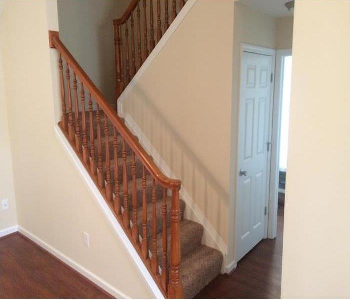 newly remodeled staircase