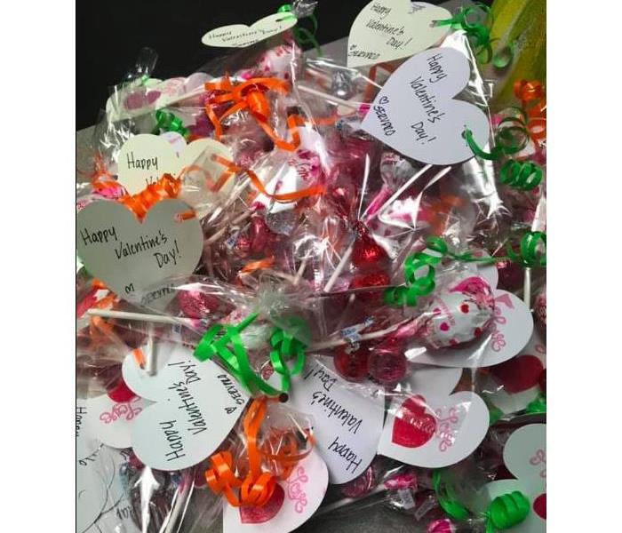 Valentine's for children at the Ronald McDonald House